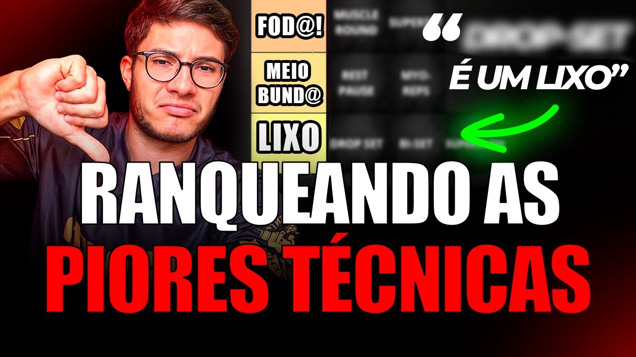 RANK DE TÉCNICAS AVANÇADAS DE TREINO (SEGUNDO A CIÊNCIA)