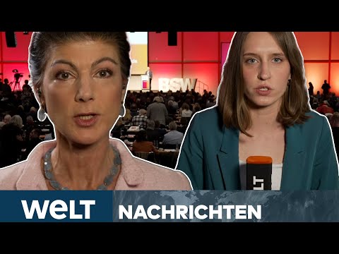 BSW: Name geändert! – Wohin steuert die Wagenknecht-Partei inhaltlich? | WELT LIVESTREAM
