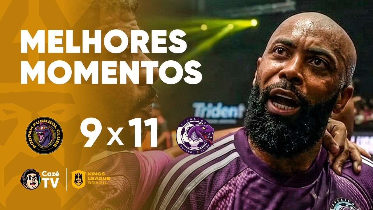 MELHORES MOMENTOS: PODPAH FUNKBOL 9 X 11 DIBRADOS | KINGS LEAGUE BRASIL 2026 | 4ª RODADA