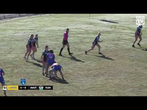2019 Newcastle RL - Ladies Tag Round 10 Highlights - Lakes United v Maitland