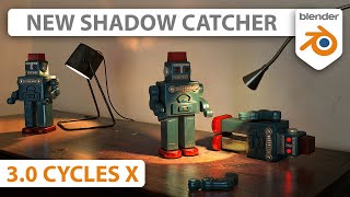 New Shadow Catcher Features in Blender 3.0 | Cycles X Tutorial