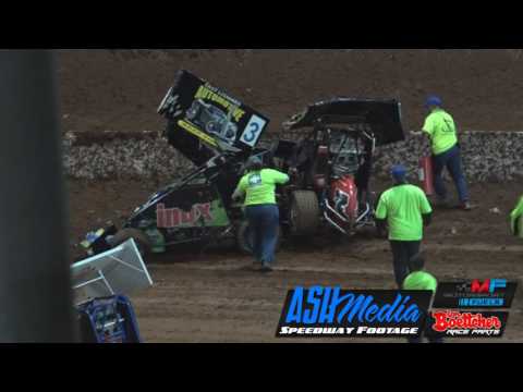 Lightning Sprints: Peter Campbell Massive Rollover - Brisbane Speedway