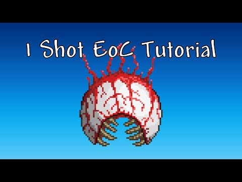 How To 1 Shot The Eye Of Cthulhu (Terraria Tutorial)