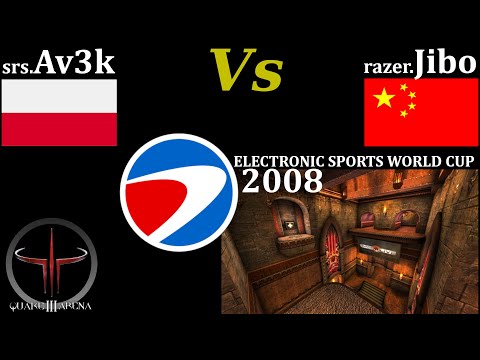 Av3k vs Jibo – ESWC 2008 | Blood Run (ZTN) | Quake 3 Duel #quake #esports #eswc