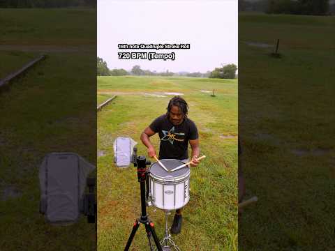 720 BPM Quadruple Stroke Roll