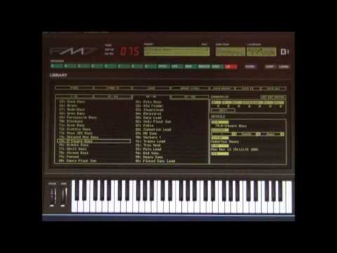 Yamaha DX7 Emulator Software - FM7 - Bank 2 Patch - 075   D Square Bass