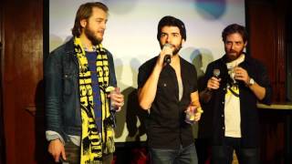 Broadway's Fiddler on the Roof Male Cast Singing Matchmaker, Matchmaker