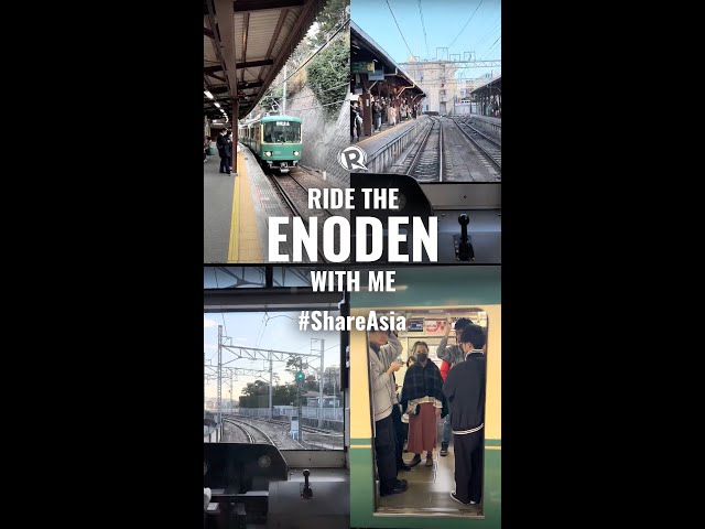 Ride Japan’s Enoden train with me, from Kugenuma to Enoshima
