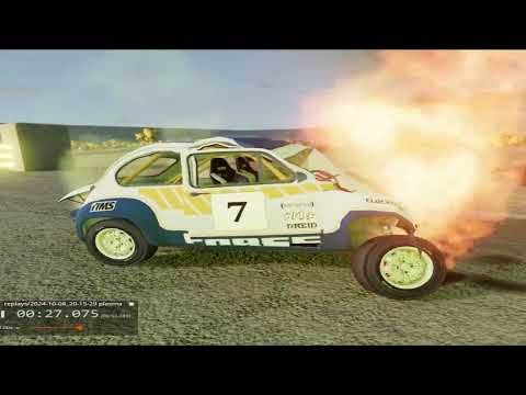 CAR TRCUK VS LASER CUT RAMP PARKOUR JUMPING BEAMNG DRIVE BAKAR GAMER