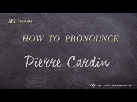 How to Pronounce Pierre Cardin (Real Life Examples!)