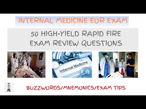 Internal Medicine EOR Exam Review With 50 High-Yield Questions!