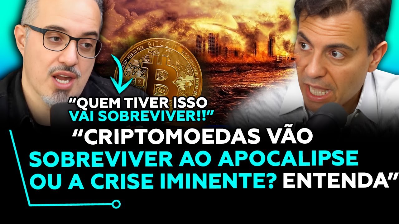 AS CRIPTOS e o BITCOIN VÃO SOBREVIVER AO APOCALIPSE OU A CRISE???  - Daniel Lopez, Roxo e Faka