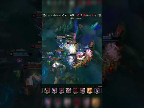 LPL TES JackeyLove Quadra kill Kai'sa (TES vs OMG) #leagueoflegends #lpl