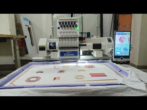 SIGMA 12 NEEDLE EMBROIDERY MACHINE