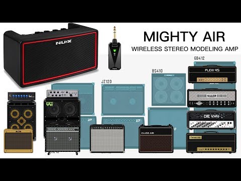 NuX Mighty Air Wireless Stereo Modelling Guitar/Bass Amplifier with Bluetooth