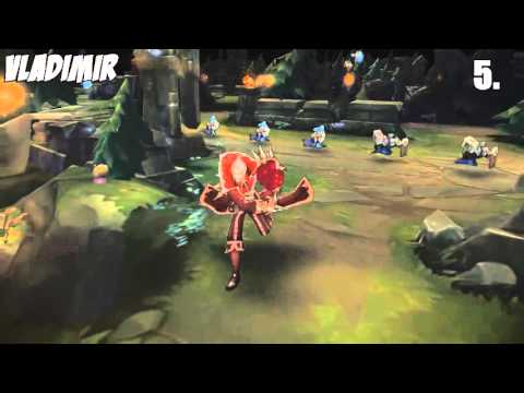 ✔ Top 10 Best Champions for URF MODE Ultra Rapid Fire MONTAGE   League of Legends