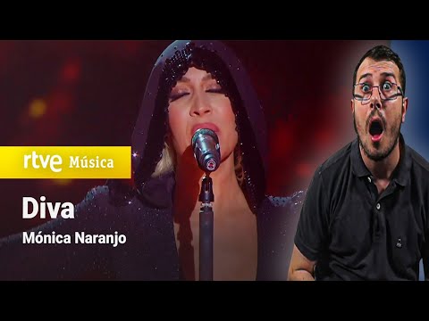 Italiano reacciona a Mónica Naranjo – “Diva” | Benidorm Fest 2023 | Primera Semifinal