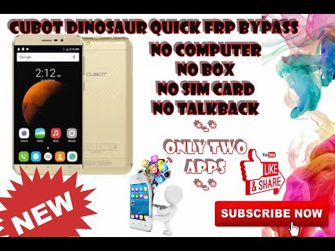 CUBOT DINOSAUR EASY  FRP REMOVE