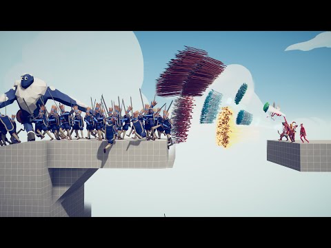 GODS ARMY vs 100x UNITS - Totally Accurate Battle Simulator