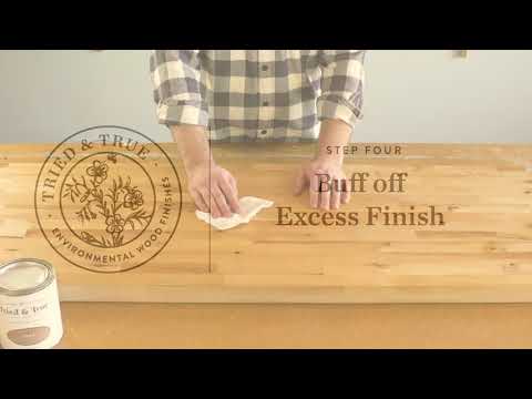 Step-by-Step Guide to Applying Tried & True Wood Finish