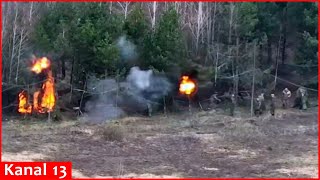 Russians gathered around radar station on northern border come under drone attack