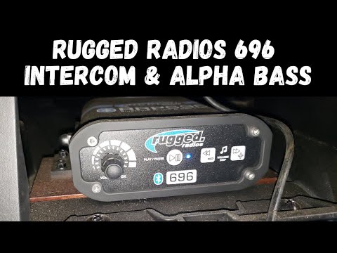 Rugged Radios 696 Install Alpha Bass Headset Can Am Maverick Sport tablet holder 715005212