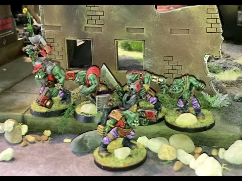 Warhammer 40k Battle report.  Evil Sunz Vs. Ulthwe