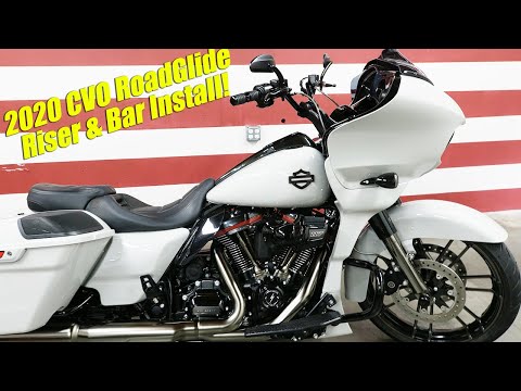 Project 2020 Harley Davidson CVO Road Glide with Thrashin Riser & Bar Install