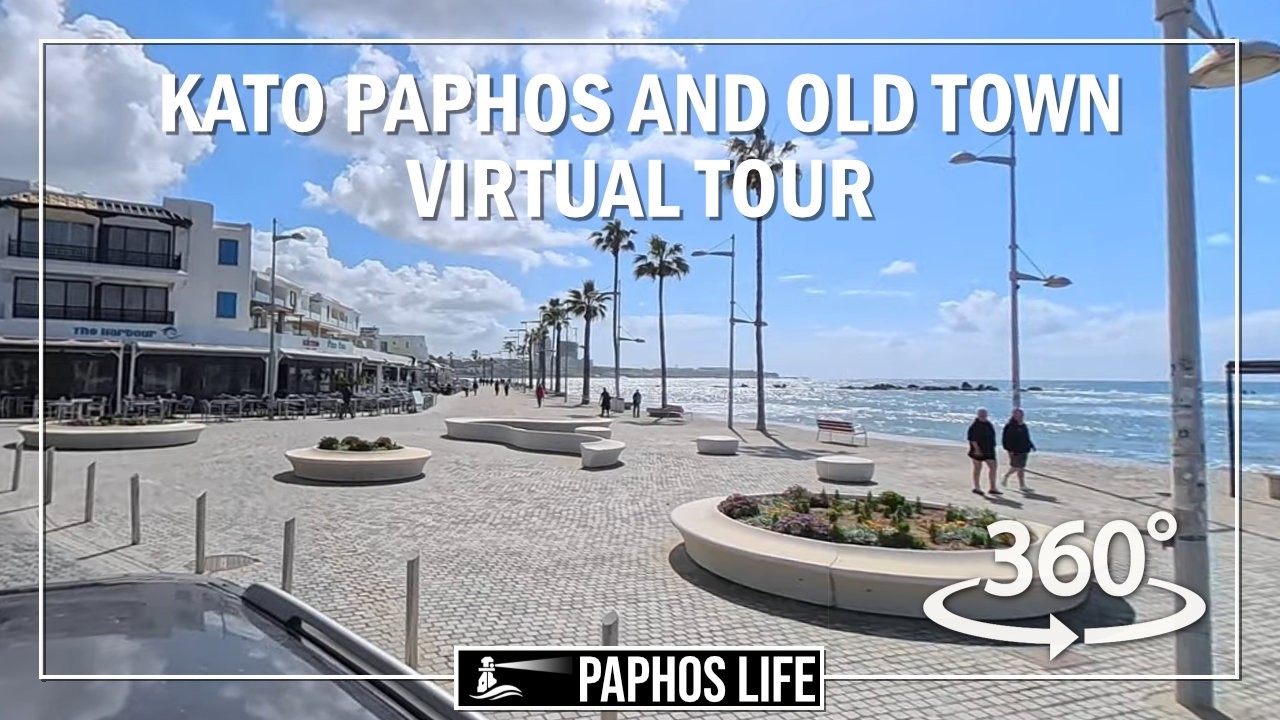 Virtual Tour Through Kato Paphos and Old Town