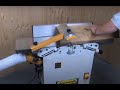 Charnwood's W583 10" x 7" Cast Iron Planer Thicknesser.flv