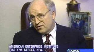 1994 Clip of a C-SPAN Interview with Dick Cheney