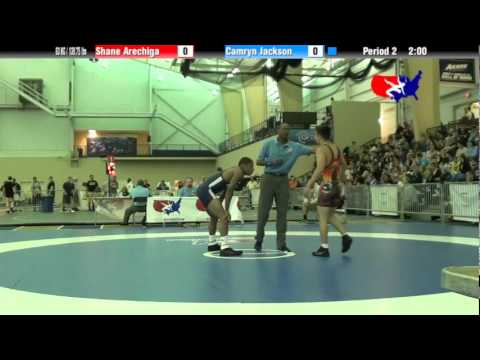 University Nat`ls FS  63 KG / 138.75 lbs: Shane Arechiga vs. Camryn Jackson