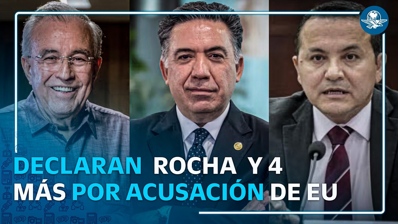 Desfilan políticos ante la FGR por caso Rocha Moya #EnPortada