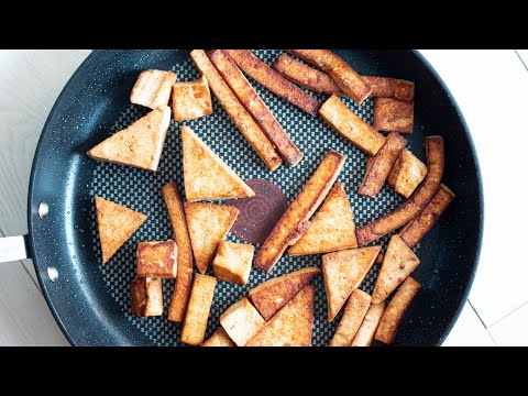 Pan Fried Tofu with Tamari (Soy Sauce) Recipe - EatSimpleFood.com
