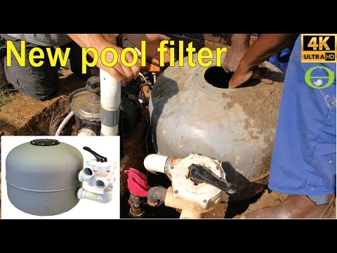 How to change a sand pool filter - step by step