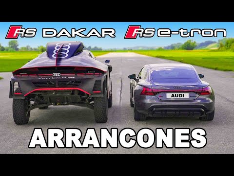Audi RS e-tron GT vs RS Q e-tron: ARRANCONES