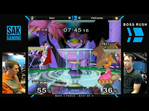 Boss Rush lloD Wave 1 Pools   Gem Marth vs PatCombo Peach