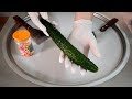 How To Make Delicious Ice Cream Roll With Cucumber 黄瓜冰淇淋卷