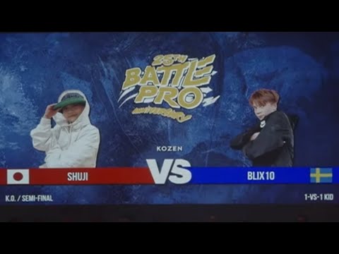 SHUJI VS BLIX10 | KID BATTLE | 25th BATTLE PRO Anniversary