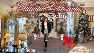 hallmark christmas vlog: old town alexandria, antique shopping, spite house, goodwill thrifting ⋆౨ৎ˚