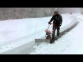 ELEKTRO AKKU Schneeräumer SCHNEEFUCHS SCHNEESCHIEBER mit irrer Schubkraft