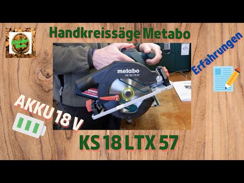 Circular saw Metabo KS18LTX57 with 18V battery system