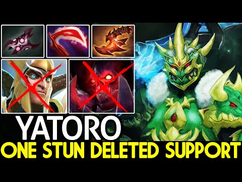 YATORO [Wraith King] Insane Crit Damage One stun Deleted Support Dota 2
