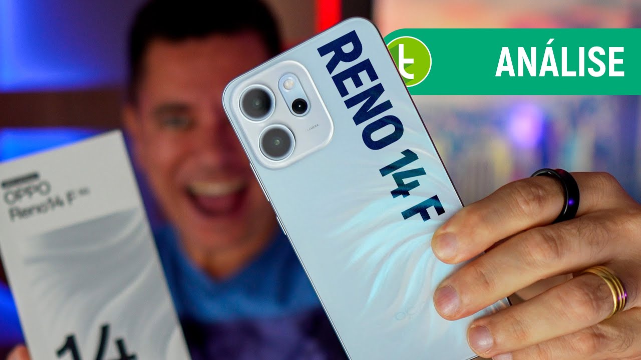 Miniatura da avaliação em vídeo de Smartphone OPPO Reno 14F 5G 256GB 12GB RAM