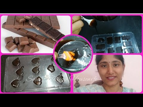 HOMEMADE DAIRY MILK CHOCOLATE WITH ONLY 4 INGREDIENTS|HOW TO MAKE CHOCOLATE||#SMARTTELUGUHOUSEWIFE Video