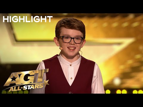 13-Year-Old Magician Aidan McCann SHOCKS The Judges With Amazing Magic! | AGT: All-Stars 2023