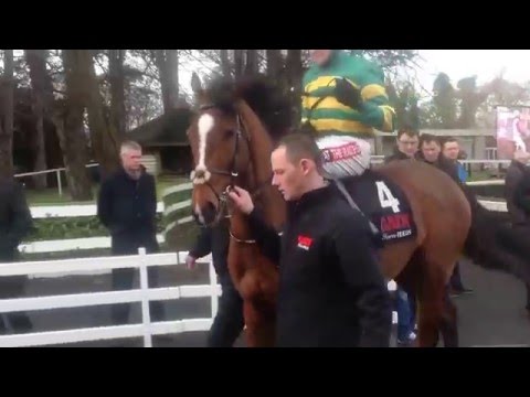 Triumph Hurdle favourite Ivanovic Gorbatov leaves the parade ring