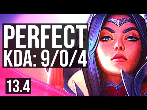 IRELIA vs AKSHAN (MID) | 9/0/4, 6 solo kills, 1000+ games, 1.3M mastery | KR Grandmaster | 13.4