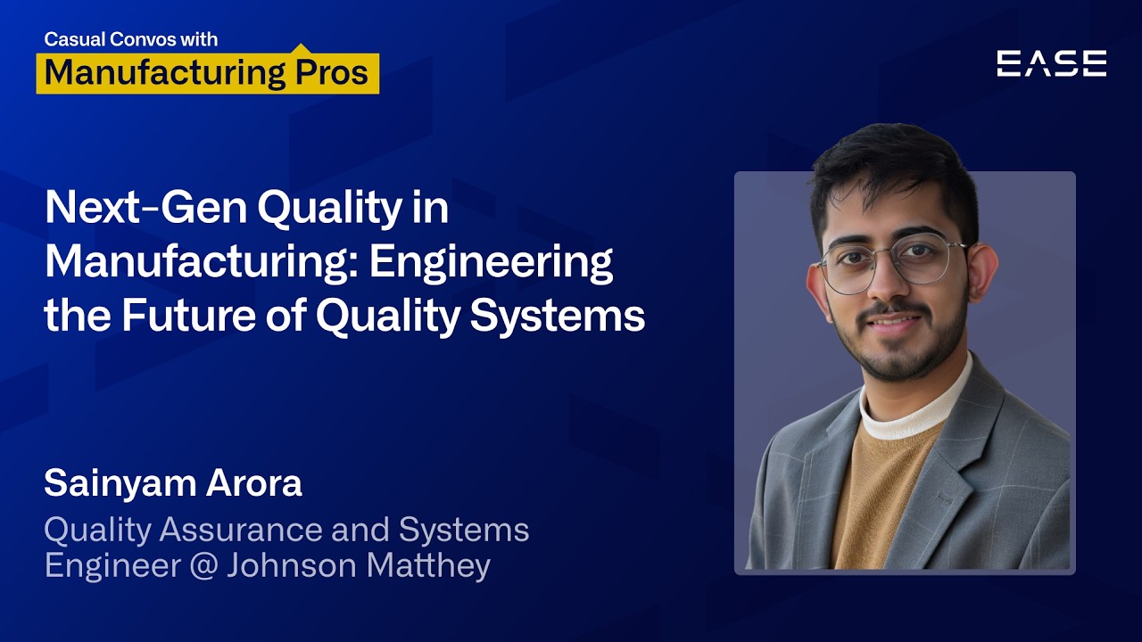 Next-Gen Quality in Manufacturing: Engineering the Future of Quality Systems