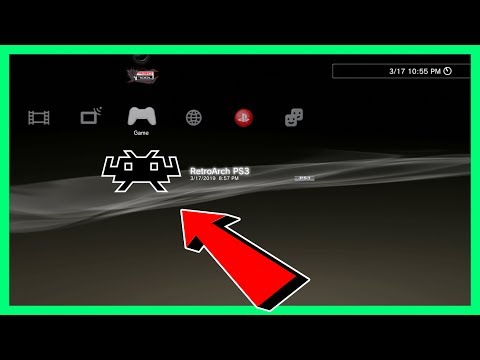 Installing and Playing NES GAME With RetroArch Jailbroken PS3 Video